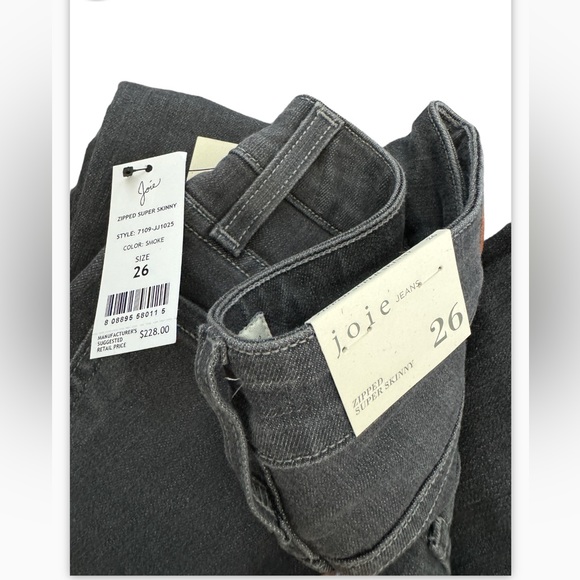 NWT Joie zipped super skinny jeans - Picture 2 of 4
